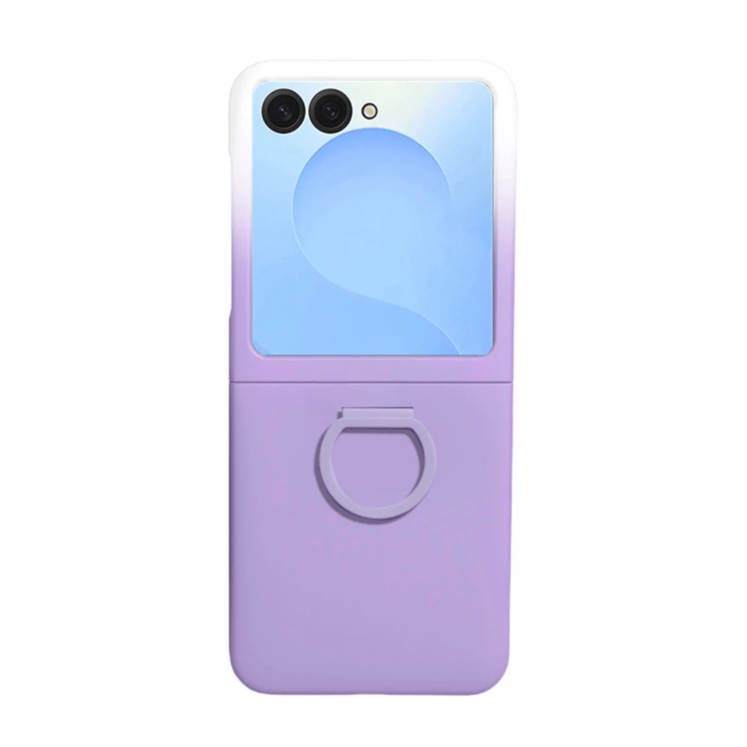 Hartschalen-Handyhülle mit Farbverlauf und Ring für Samsung Galaxy Z Flip 8 7 FE 6 5 Flip7, Schutzhülle mit großem Sichtfenster – Detail 21