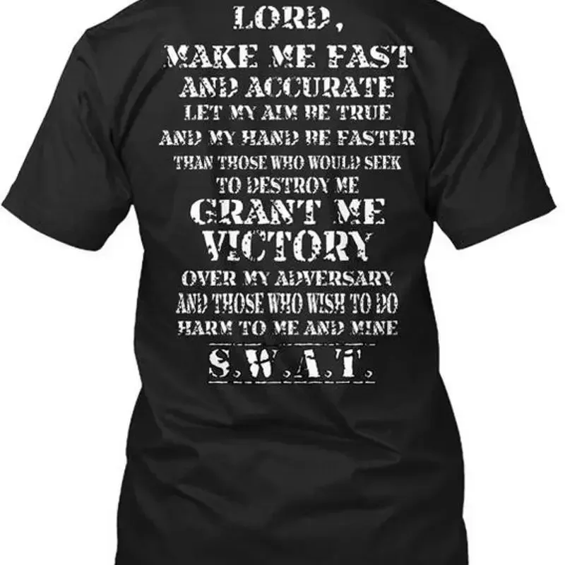 S W A T Special Weapons and Tactics Size Premium Shirt M 2XL