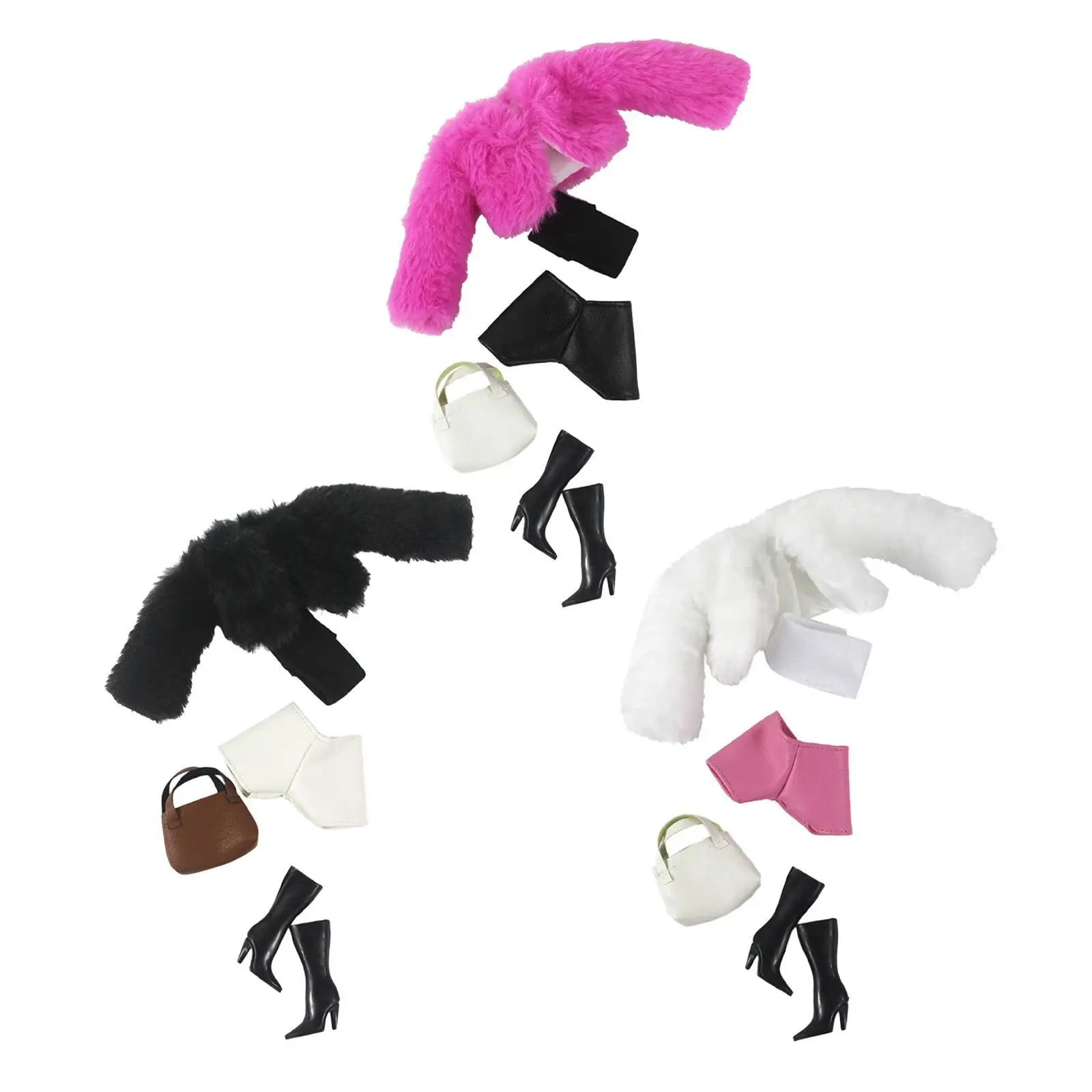 BJD人形の服とブーツの衣装,上下,かわいいシーン,写真アクセサリー,装飾衣装,1/6