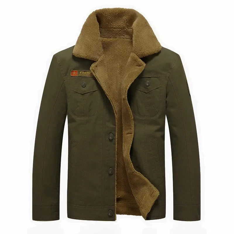 

Men Winter Jackets Soft Cotton Plus Velvet Warm Clothes Hiking Walking Coat Hunting Softshell Clothing Fishing 5XL 4XL