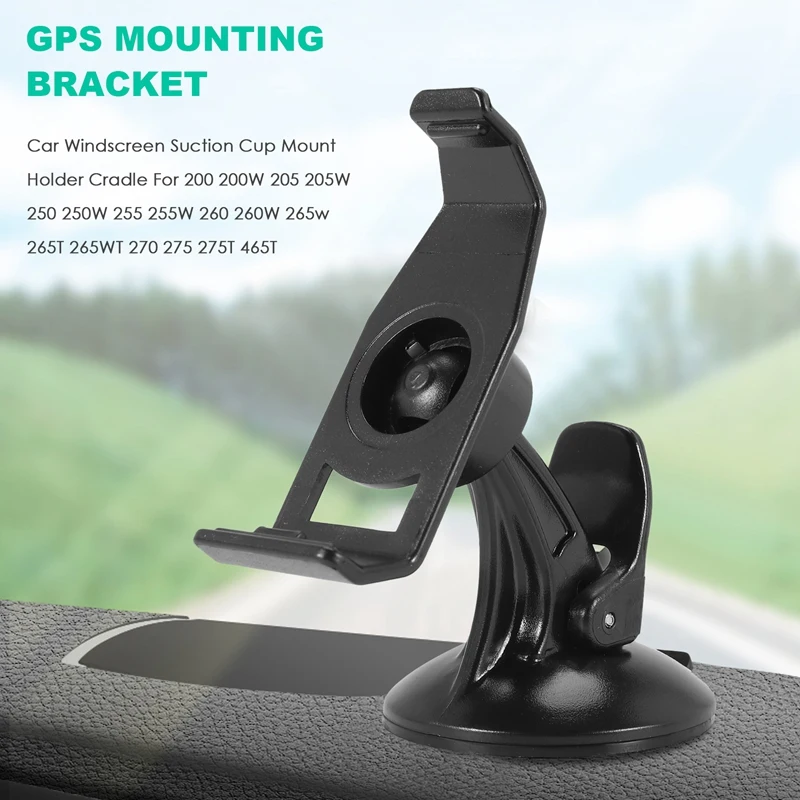 

Car Windscreen Suction Cup Mount Holder Cradle for Garmin Nuvi 200 200W 205 205W 250 250W 255 255W 260 260W 265w 265T 265WT 270