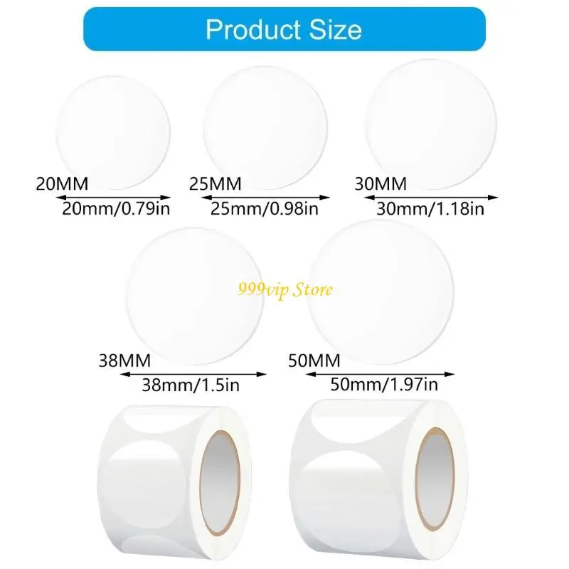 C90C Clear PVC Seal Sticker Mabels для упаковки конвертов