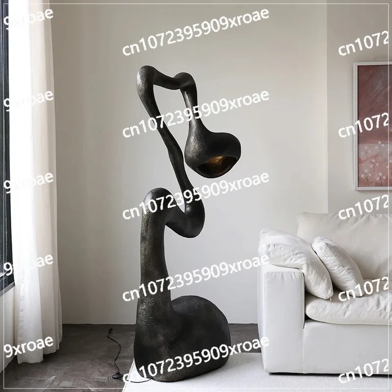 Wind Homestay Ornament Medieval Floor Lamp Gallery Sculpture Villa Living Room Art Atmosphere Wabi