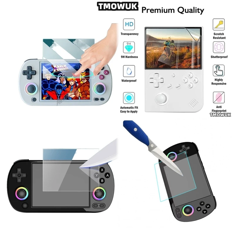 

For ANBERNIC RG40 XXV RG40 XXH RG406V, HD Screen Protector, Fingerprint Resistance.