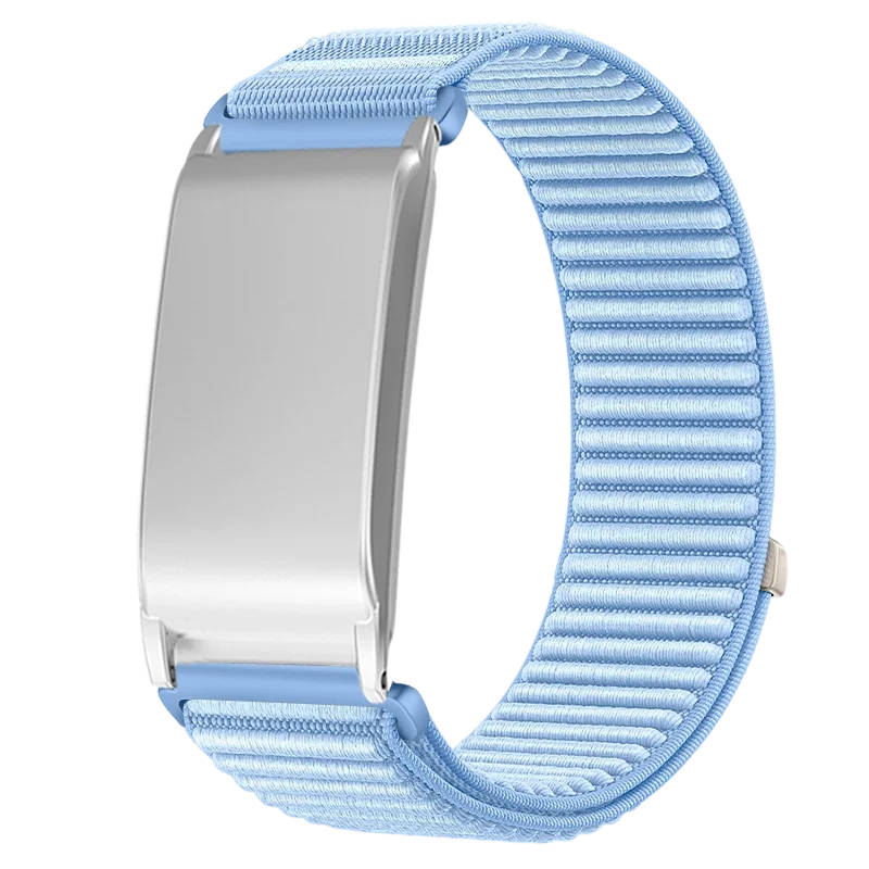 متوافق مع حزام النايلون Whoop 5.0/MG + إطار PC سوار معصم بديل أنيق قابل للتنفس لسوار Whoop 5.0/4.0/3.0