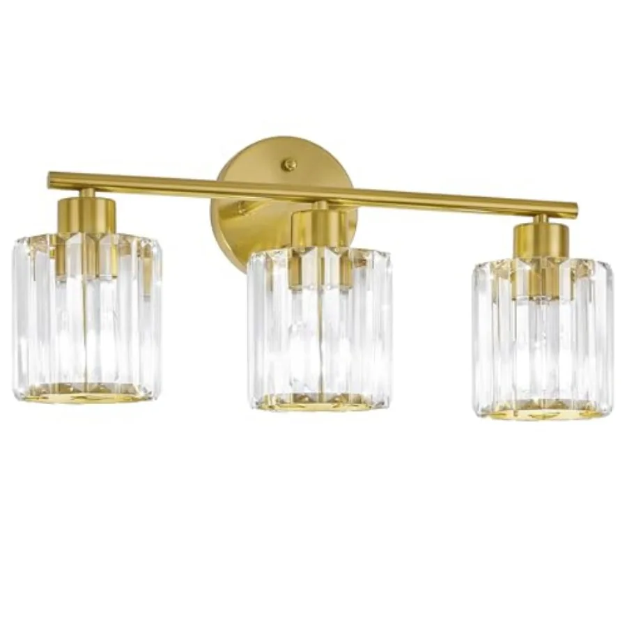 

Crystal Bathroom Light Fixtures, Bathroom Lighting Fixtures Over Mirror, Modern Vanity Lights for Mirror, Restroom, Kitchen Cer