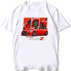 Nissan 350Z JDM Car Sport Classic t-shirt New Summer Men manica corta Hip Hop Boy Casual White Tees Japan Legend magliette top