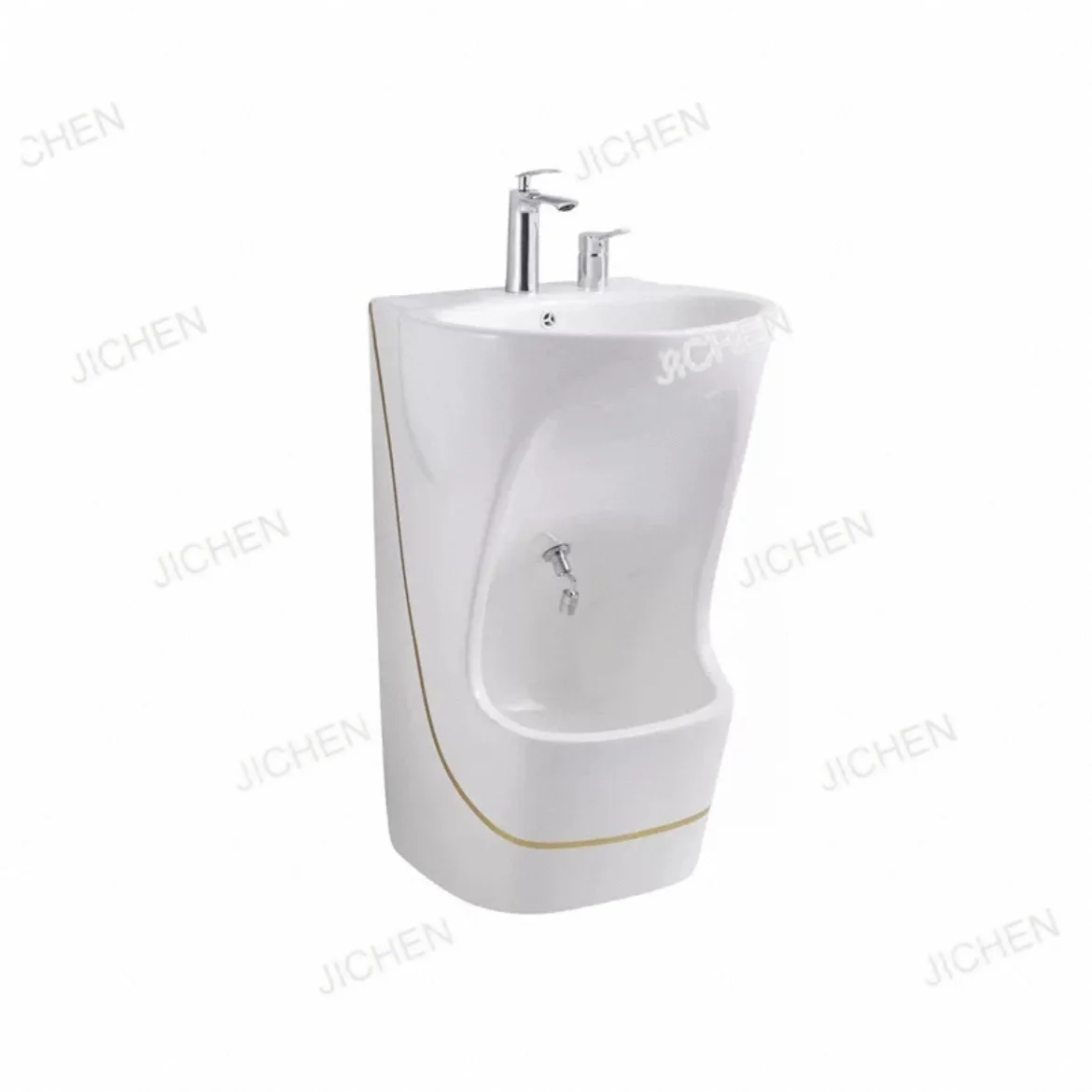 

Foot wash basin one-piece face wash hands and feet one-piece ceramic small cleaning basin