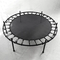 1Pc Black Trampoline Replacement Jumping Mat Trampoline Round Mat With Hooks