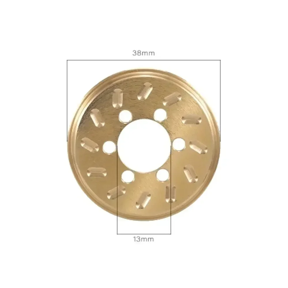 2 Stuks Messing 63G Interne Contragewicht Voor 1.9 2.2 Inch Velgen Axiale SCX10 90046 D90 TF2 Trxs TRX4