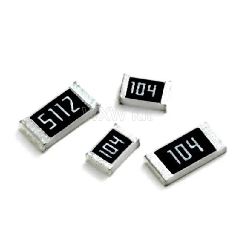 50PCS/LOT 2512 SMD Chip Resistor 5% 0R-1M R001 R010 R100 R020 1R 10R 100R 1K 10K 100K 1M ohm