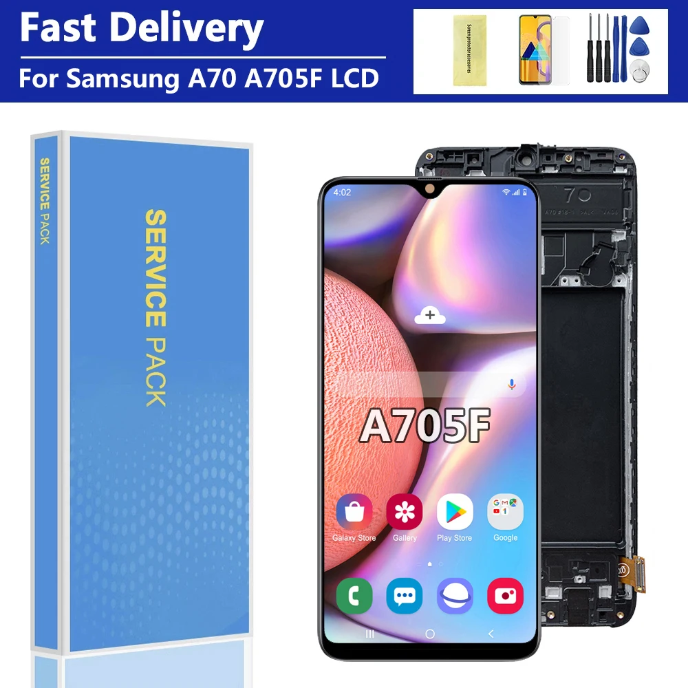 شاشة LCD لجهاز Samsung A70 6.7 بوصة – تقييم شامل ودليل استبدال عملي
