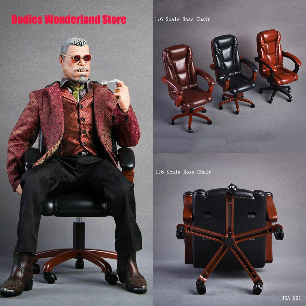 

JOA-001 1/6 Scale Figure Scene Accessories Office Boss Swivel Chair Model For 12 inches Doll Action Figure Display