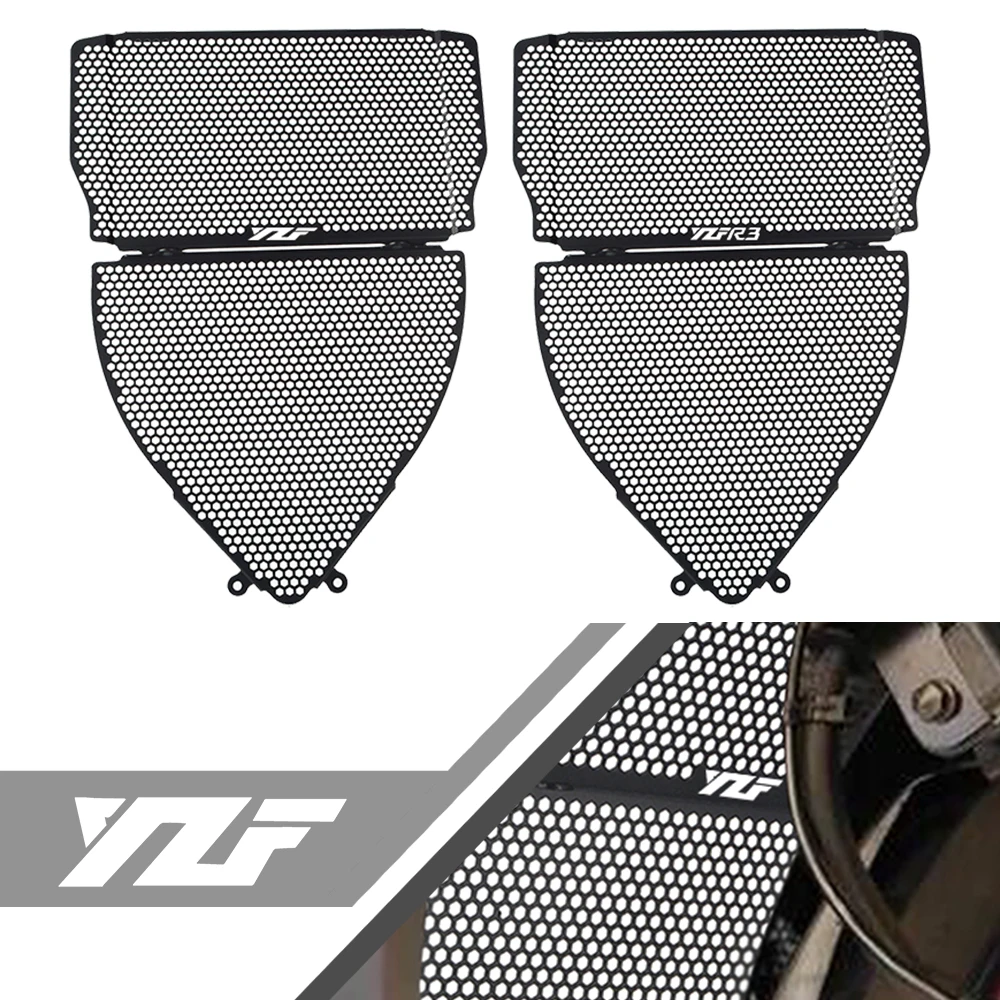 

Motorcycle For Yamaha YZF-R3 YZF R3 YZFR3 Header Set 2015-2020 2019 2018 2017 Accessories Radiator Grille Guard Protector Cover