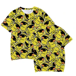 Funny Cartoon Duck T-Shirts Panda 3D Printed Men Women Fashion Streetwear Oversized Short Sleeve T Shirt Male Tees Tops Clothing