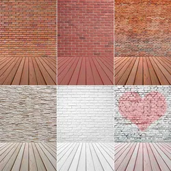 MOON.QG Brick Wall Photo Backdrop Subject Studio Shooting Background for Product Photography White Red Wallpaper Photobooth Prop