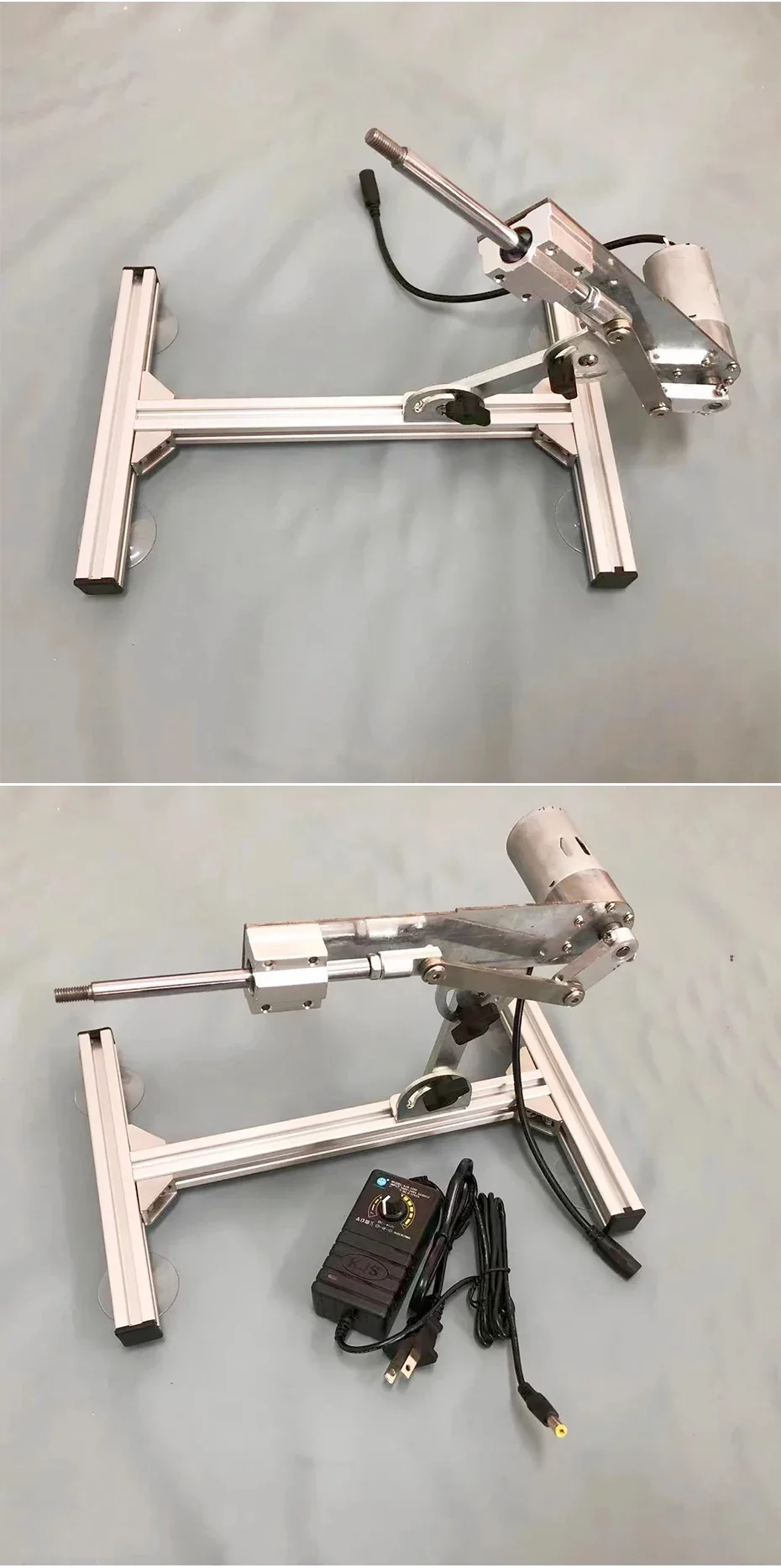 Telescopic Linear Actuator Big Thrust Reciprocating Cycle Linear Motor 0~330RPM DC 12V Optional Stand/Remote Control