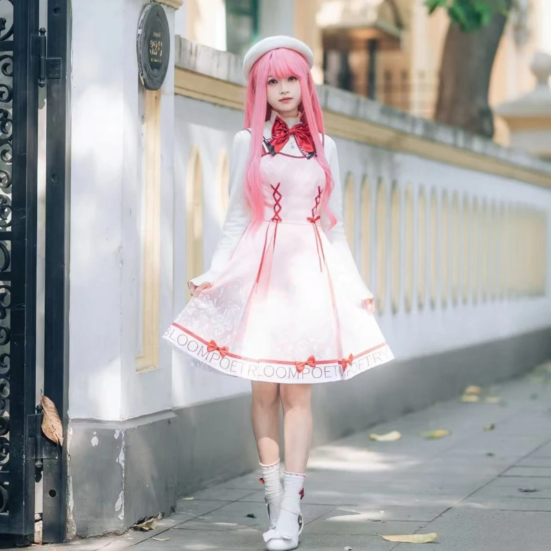 Game Infinity Nikki Elegante Lolita Prinses Roze Jurk Meisje Vrouwen Cosplay Kostuum Leuke Mode Anime Rollenspel Party Holloween