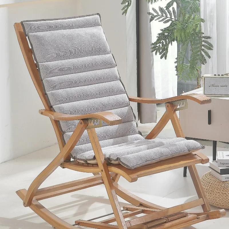 Thick Plush Recliner Chair Cushion Universal Anti-slip Lounge Soft Pad For Autumn Winter Bamboo/Rocking/Nap/Folding Chair