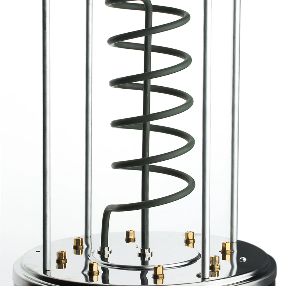 2025 Classic Stainless Steel Rotisserie 8PCS 360° Rotating Kebab Grill with Electric BBQ Skewers