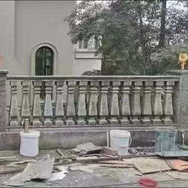 Cement cast-in-place European balcony vase column railing mold fence mold product square gourd model 95 cm high