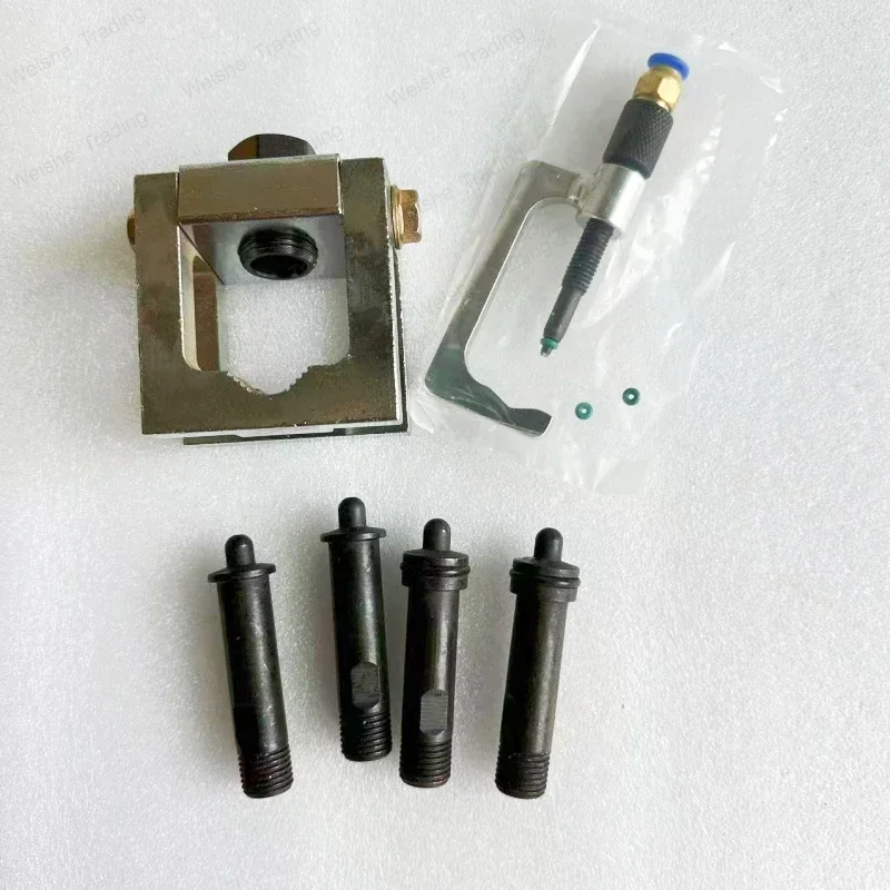 Universal Diesel Common Rail Injector Clamp Fuel Nozzle Oil Inlet Connector Adaptor Repair Tool for