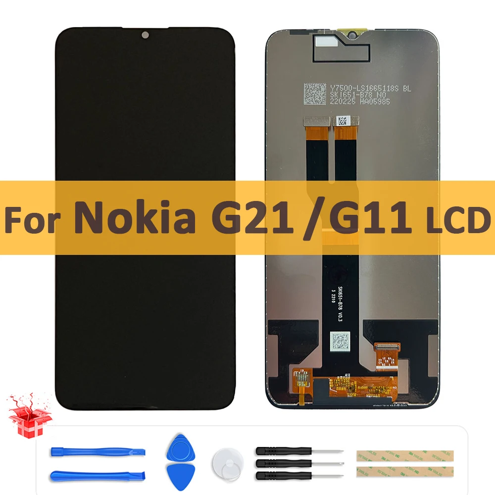 

6.5'' Original LCD Display For Nokia G21 TA-1418 LCD Touch Screen Digitizer Assembly For Nokia G11 TA-1401 LCD Replacement Parts