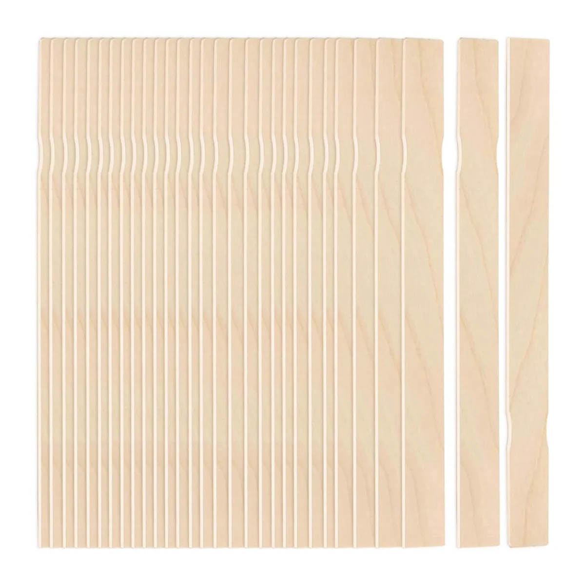 30Pcs Paint Stir Sticks, 12 Inch Wooden Paint Stirrers for Mixing, Paint Sticks for Library Markers or Plant Labels HOT