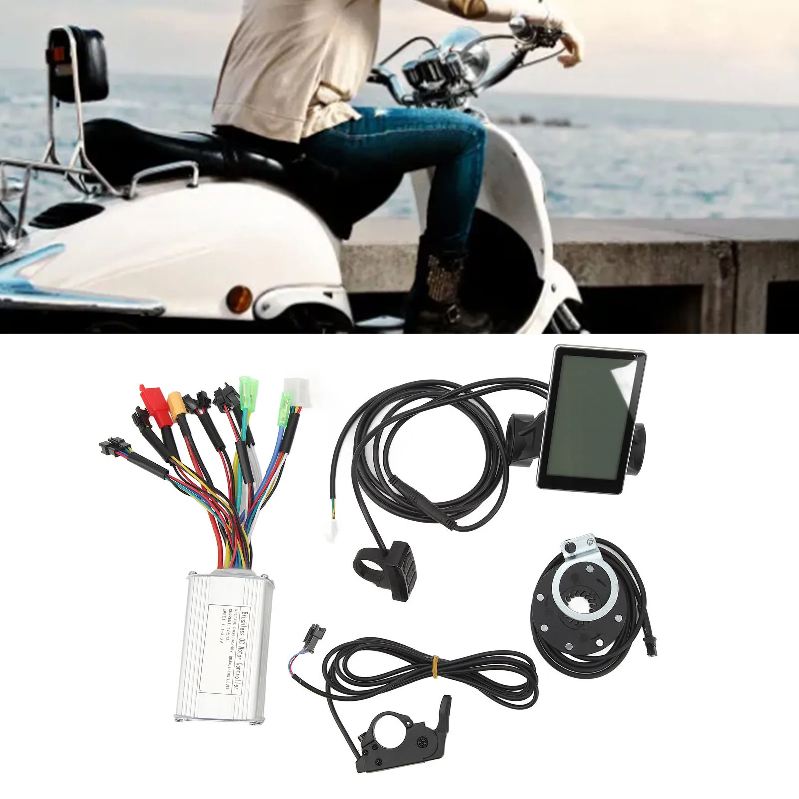 

Electric Lithium Battery Conversion Grooved Design Practical Electric Lithium Conversion for DIY Electric Bike