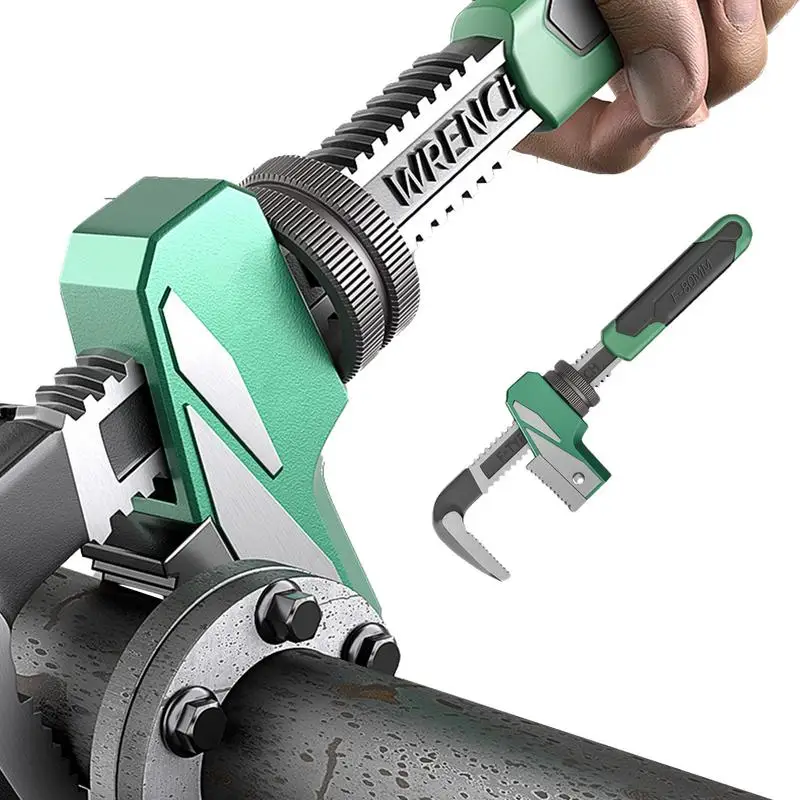 Plumbers Wrench F-Type Pipe Vise Adjustable Wrenches Multi-Functional Speed Wrench With Extension Right-Angle For Special-Shaped