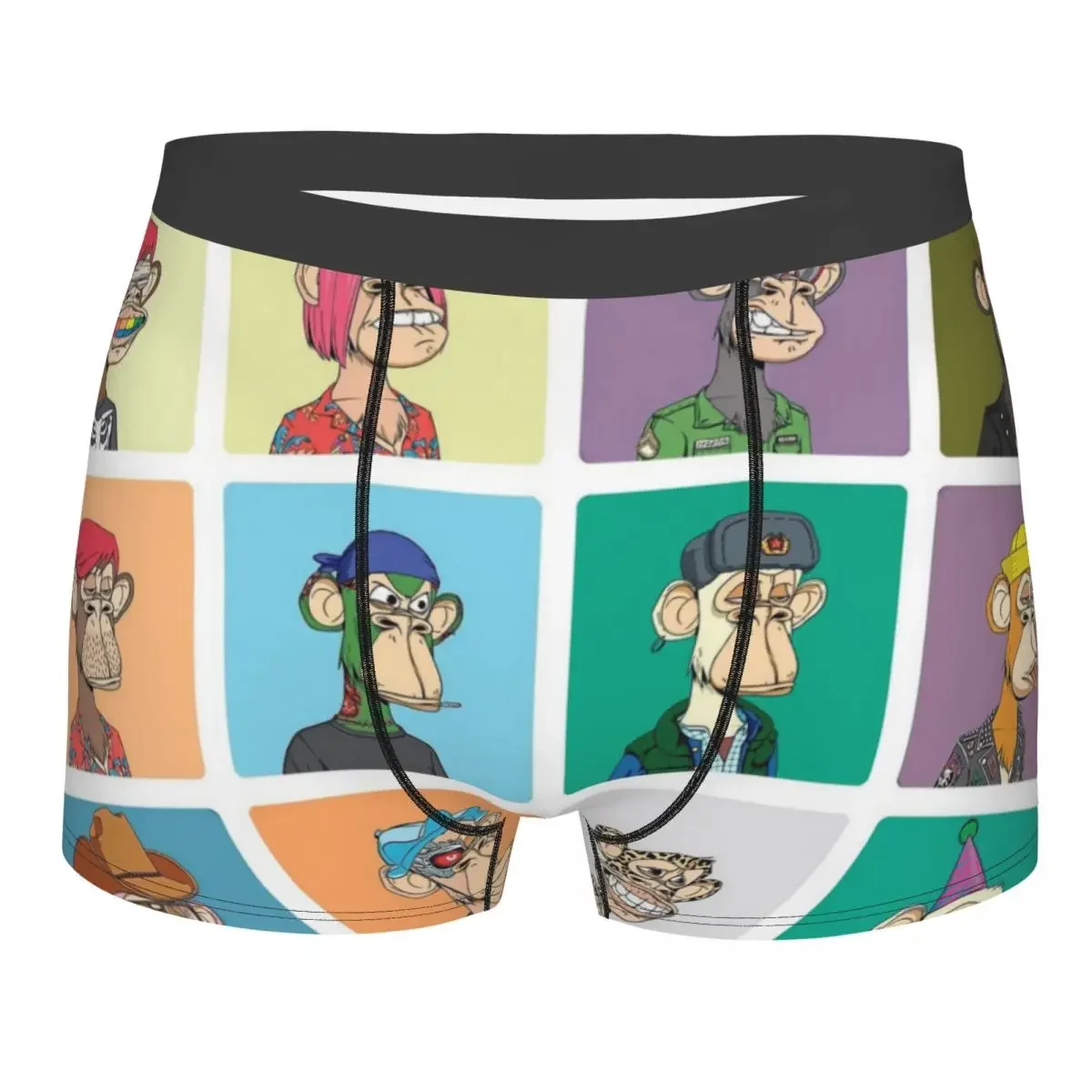 Ape Man's Boxer Briefs Underwear NFT Art Highly Breathable High Quality Birthday Gifts