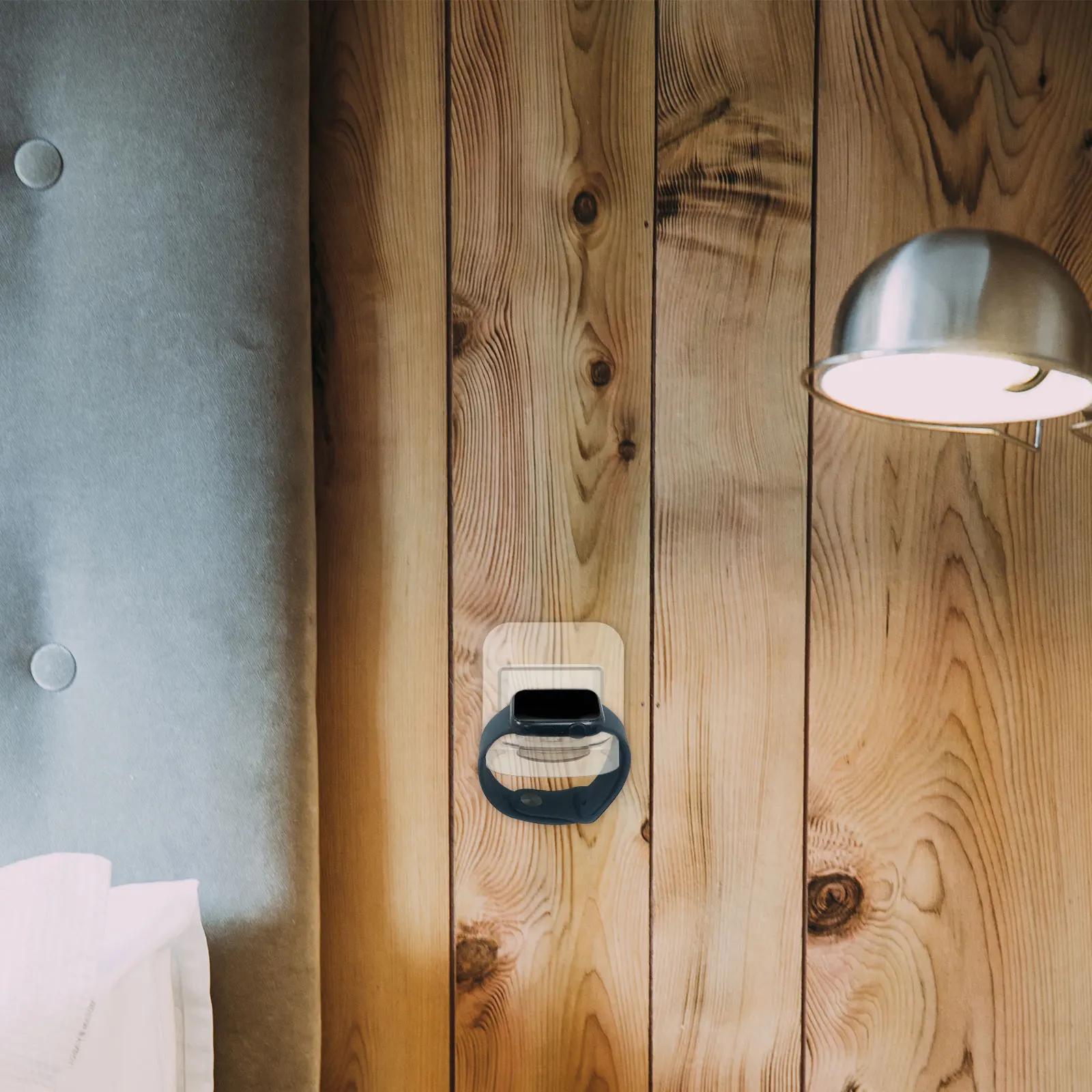 

Wall Mounted Watch Storage Rack Indoor Mount Bracket Holder Spacesaving Design Multifunctional Nodrill Installation