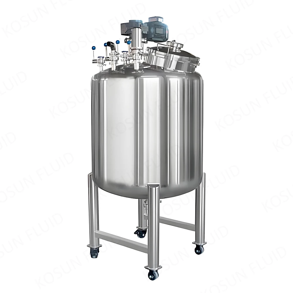 Customizable Jacket Cooling Mixing Tank For Industrial Production
