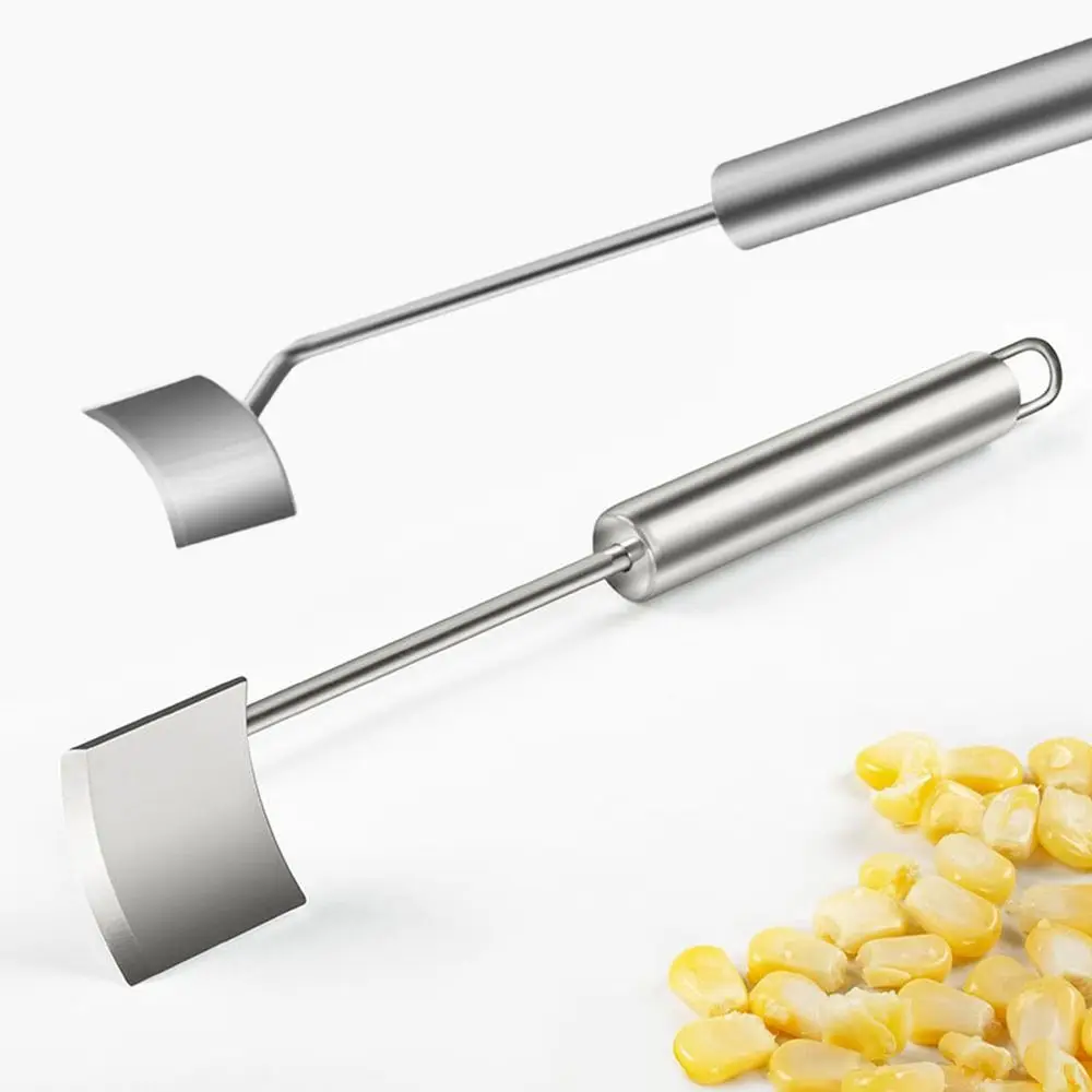 Creative Stainless Steel Corn Cob Peeler with Ergonomic Handle Quick Removing Corn Stripper Planer Tool Corn Kernel Removing