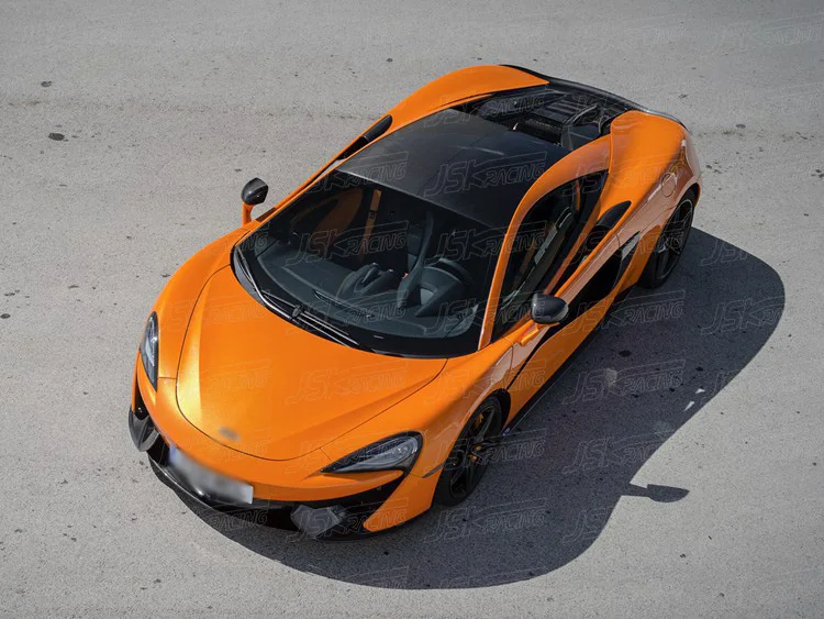 OEM Style Carbon Fiber Rear Air Vent Rear Window Triangle Trim for 2015-2017 Mclaren 570s Car Rear Side Vent Window Trim Cover