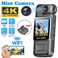 Mini cámara Ultra HD 4K WiFi, grabadora de vídeo Digital portátil, BodyCam de policía, visión nocturna infrarroja, videocámara deportiva DV para montar