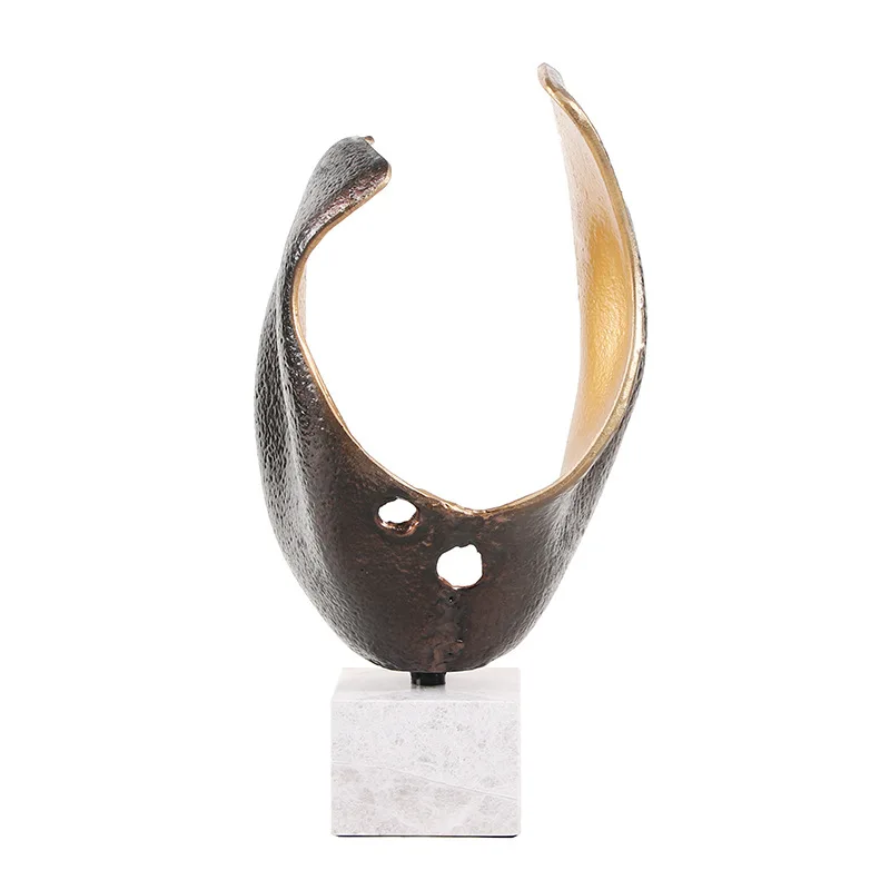 

Leopard Modern Metal Marble Creative Ornament Entrance Living Room Countertop Frame Crafts