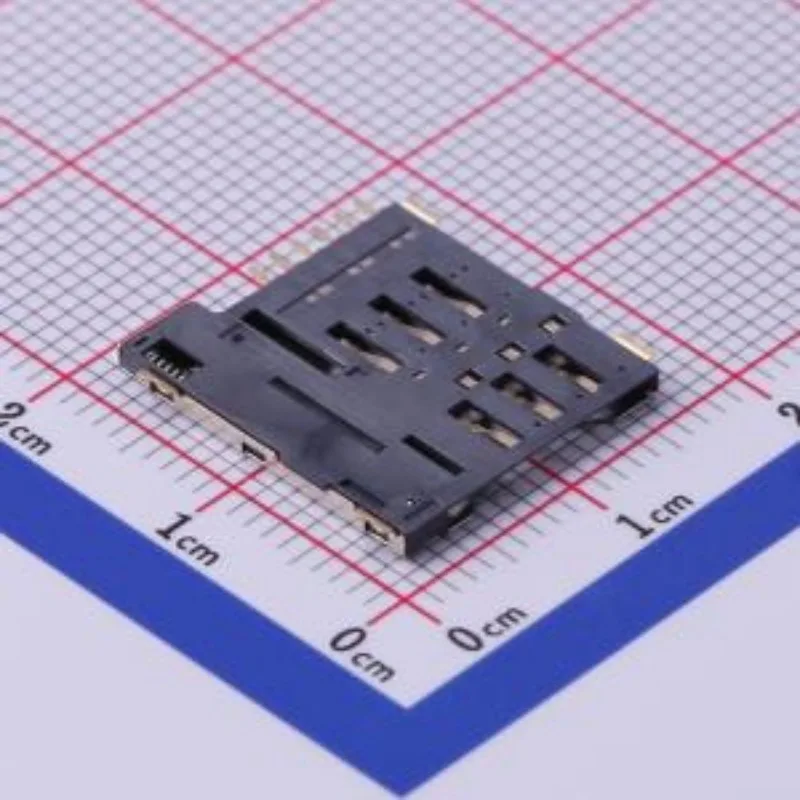 (20-100pcs) KH-SIM1616-6PIN SMD 100% Original In Stock SIM MicroSIM 1.35mm SMD