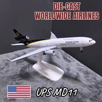 Metal Diecast Aircraft Model 7.5 Inches Scale Boeing Airbus ATR Concorde 380 737 C919 Replica Aviation Miniature Art Kid Boy Toy