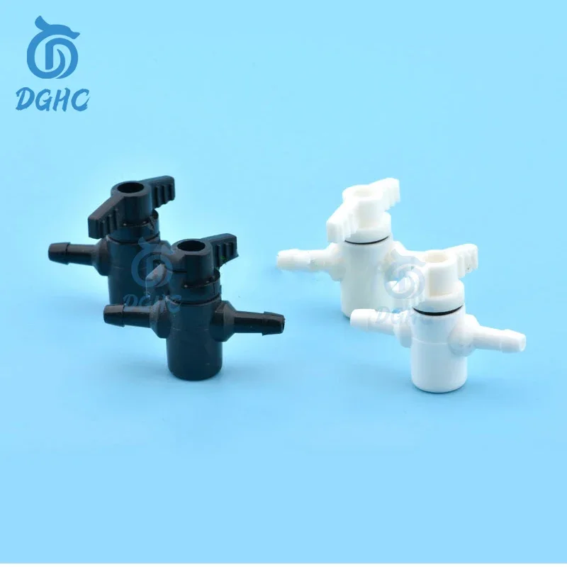 10PCS 2 Way Ink Valve Ink Tube Switch CISS System Manual Valve for ECO-Solvent/UV Inkjet Solvent Printer Ink Tube Valve