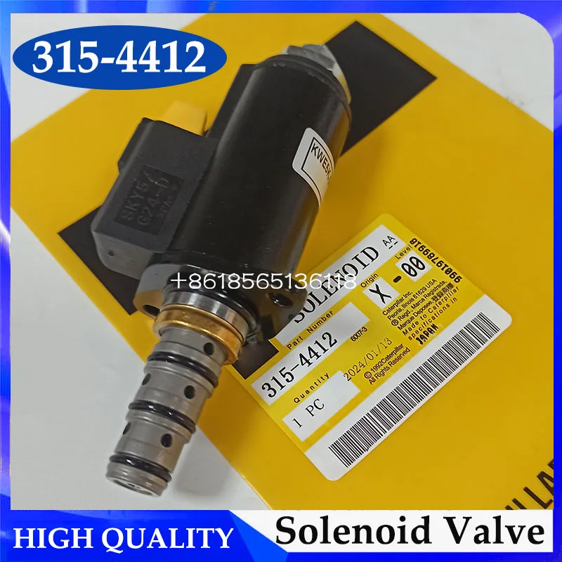 

Excavator Solenoid Valve E320B E325B 315-4412 3154412 for Caterpillar Proportional Solenoid Valve KWE5K-31/G24E30