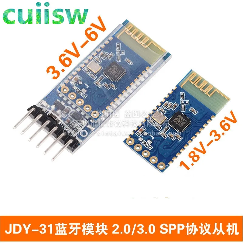 JDY-31 SPP-C Bluetooth serial pass-through module wireless serial communication from machine Wireless SPPC Replace HC-05 HC-06