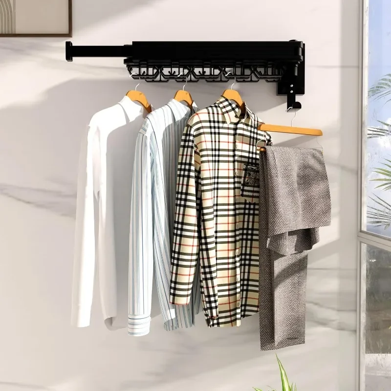 Clothes Drying Rack, 3 Fold Black-Laundry Drying Rack, Space Saver, Foldable Durable