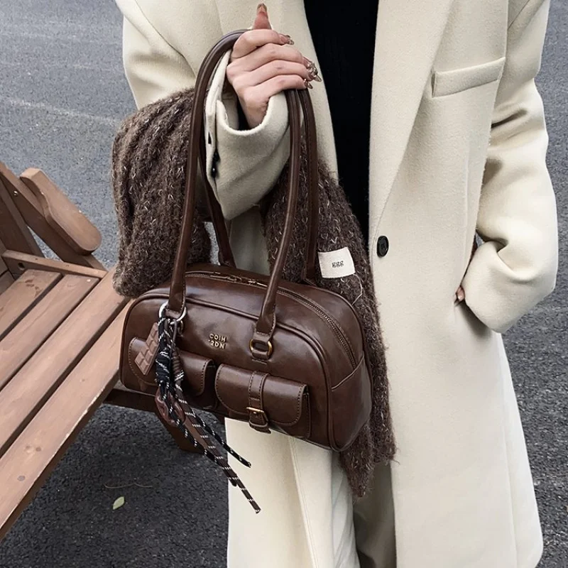 

Luxury Elegant Shopper Tote Bag For Women, Large Capacity Commuter Design, Leather Crossbody For Superstar