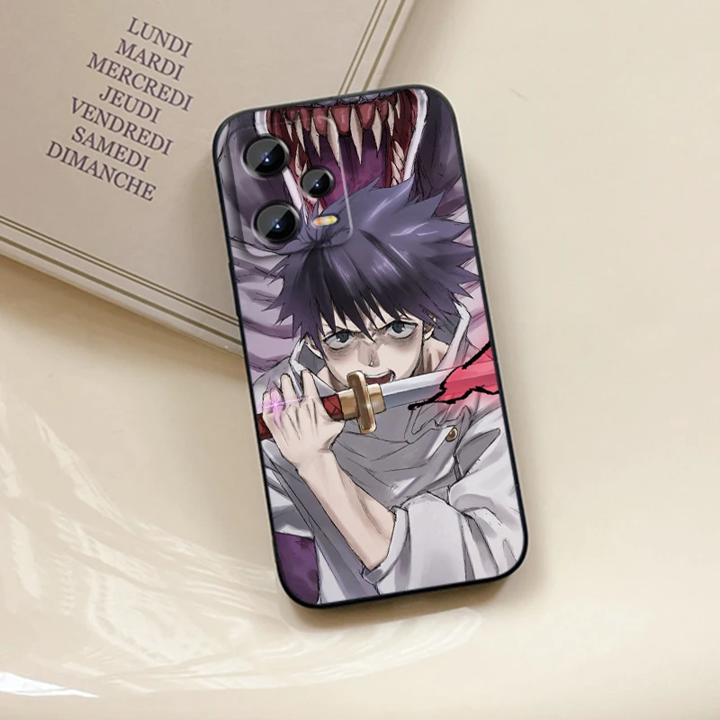 Anime J-Jujutsu Y-Yuta For Xiaomi Redmi Note 13 12R 12 12S Turbo 11 11T 11S 10 10S Pro Plus 5G Black Soft Phone Case