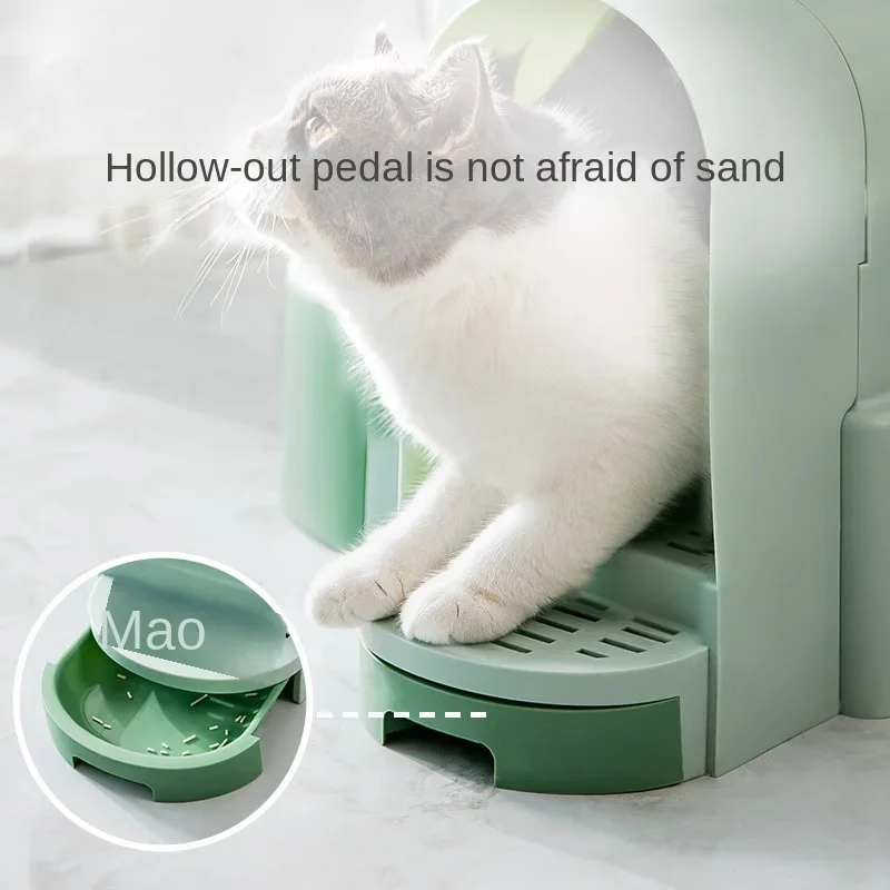 Cat Litter Box Fully Enclosed Corridor Type Large Drawer Type Deodorant Cat Supplies Pet Supplies