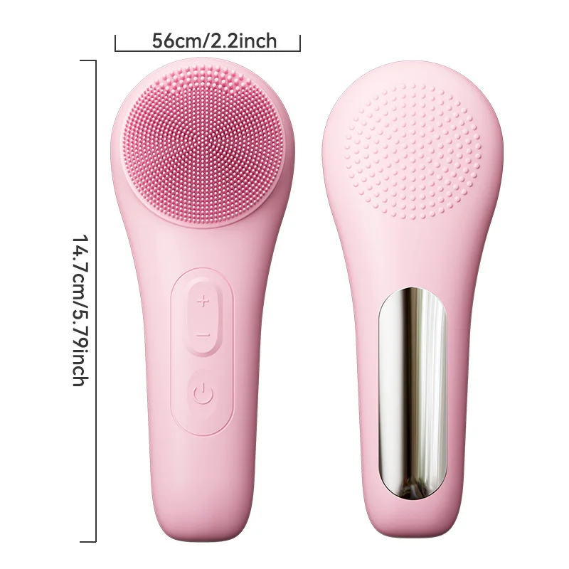 Massage exfoliant Sonic vibrant électrique Silicone visage brosse de nettoyage du visage