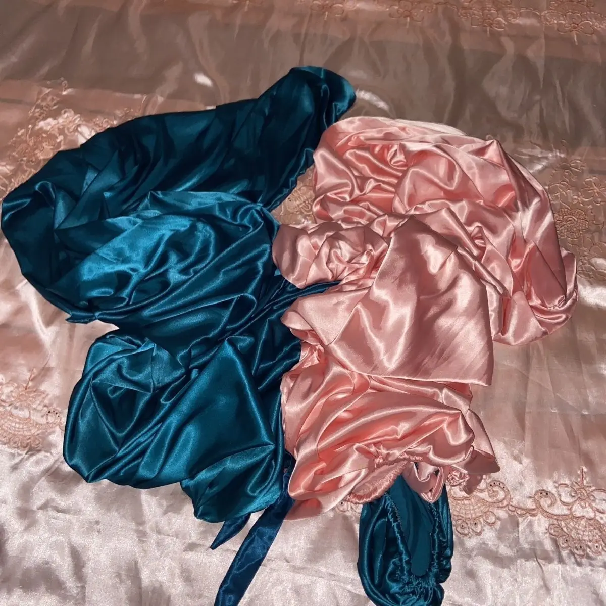 

70*200cm Glossy Satin Loose Maxi Dress Ice Silk Wrap Plus Size Sexy Long Sleeping Bag