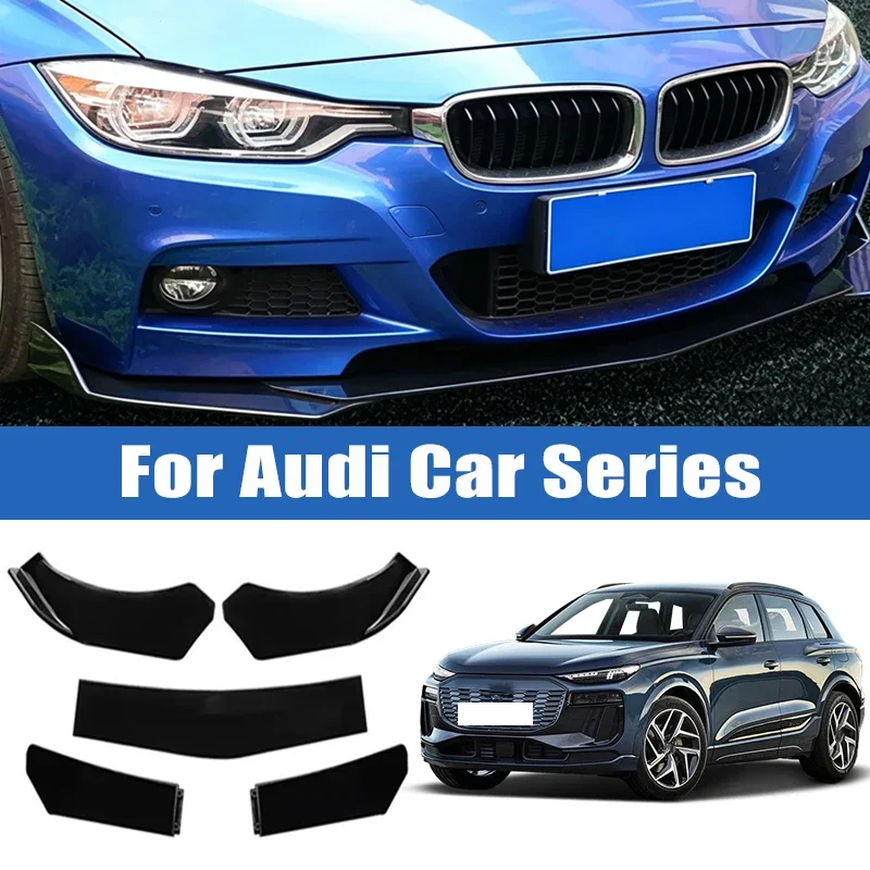 

5pcs Upgraded Front Bumper Shovel with Stepped Design High-Quality ABS Material Car Accsesories for Audi A3 A4 A5 A6 Q3 Q5 S3 S4