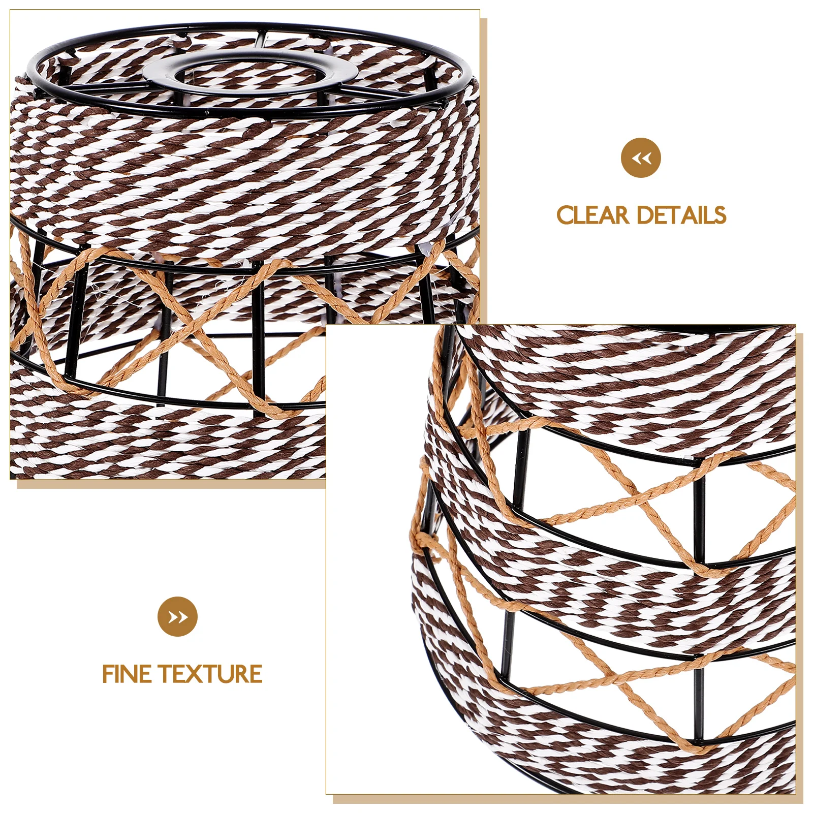 

1 шт. креативный тканый абажур из бумажной веревки, светильник для дома, декоративный потолочный подвесной фермерский дом, современный бар, спальня, абажур